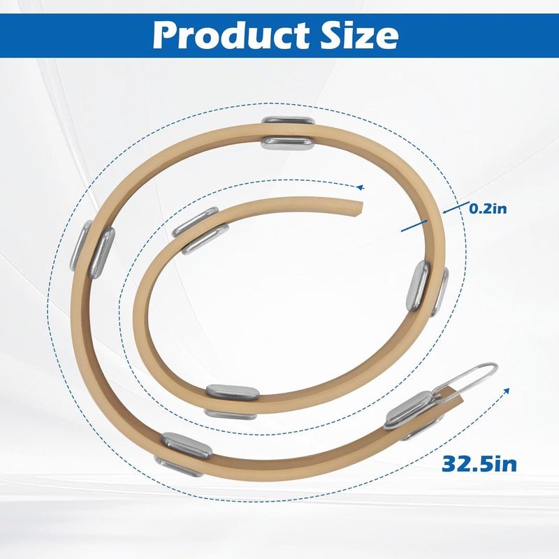 Cg Adjustable Brake Lathe Silencer Band for Ventilated Rotor，Compatible with AMM CO 6920 Ventilated Rotor Silencer BandFMC/John Bean 90984/92022 Hunter 175-188-2 Kwikway 108-1062-00 Van Norman 11485 - Image 2